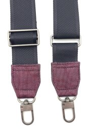 Wechselgurt Netz Bordeaux