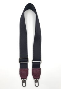 Wechselgurt Netz Bordeaux